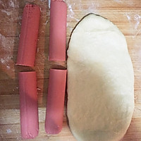 咸味花式香肠面包#早餐首选#的做法图解6