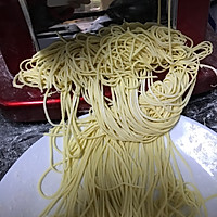 压面机/面条机家庭手工自制多色果蔬面条/菠菜面/的做法图解13