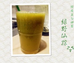 祛痘美白神器——绿野仙踪（混合果蔬汁）的做法