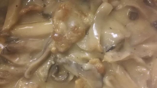 奶油蘑菇炒肉的做法