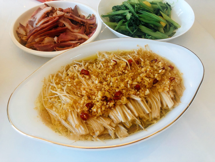 蒸金针菇粉丝的做法