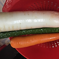 醋辣泡萝卜开胃菜的做法图解1