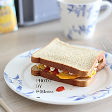 家庭简约版低脂三明治快手早餐