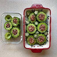 苦瓜酿#少盐饮食 轻松生活#的做法图解4