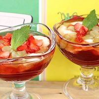 #莓语健康日记#蔓越莓水果凉粉的做法图解9