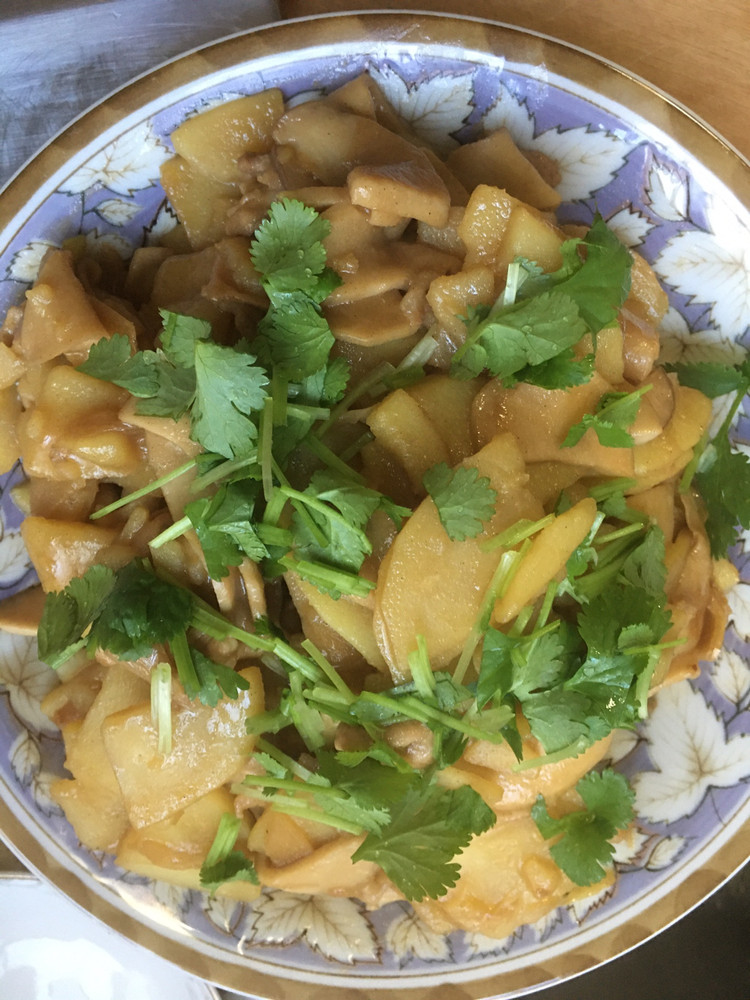 肉片土豆杏鲍菇的做法