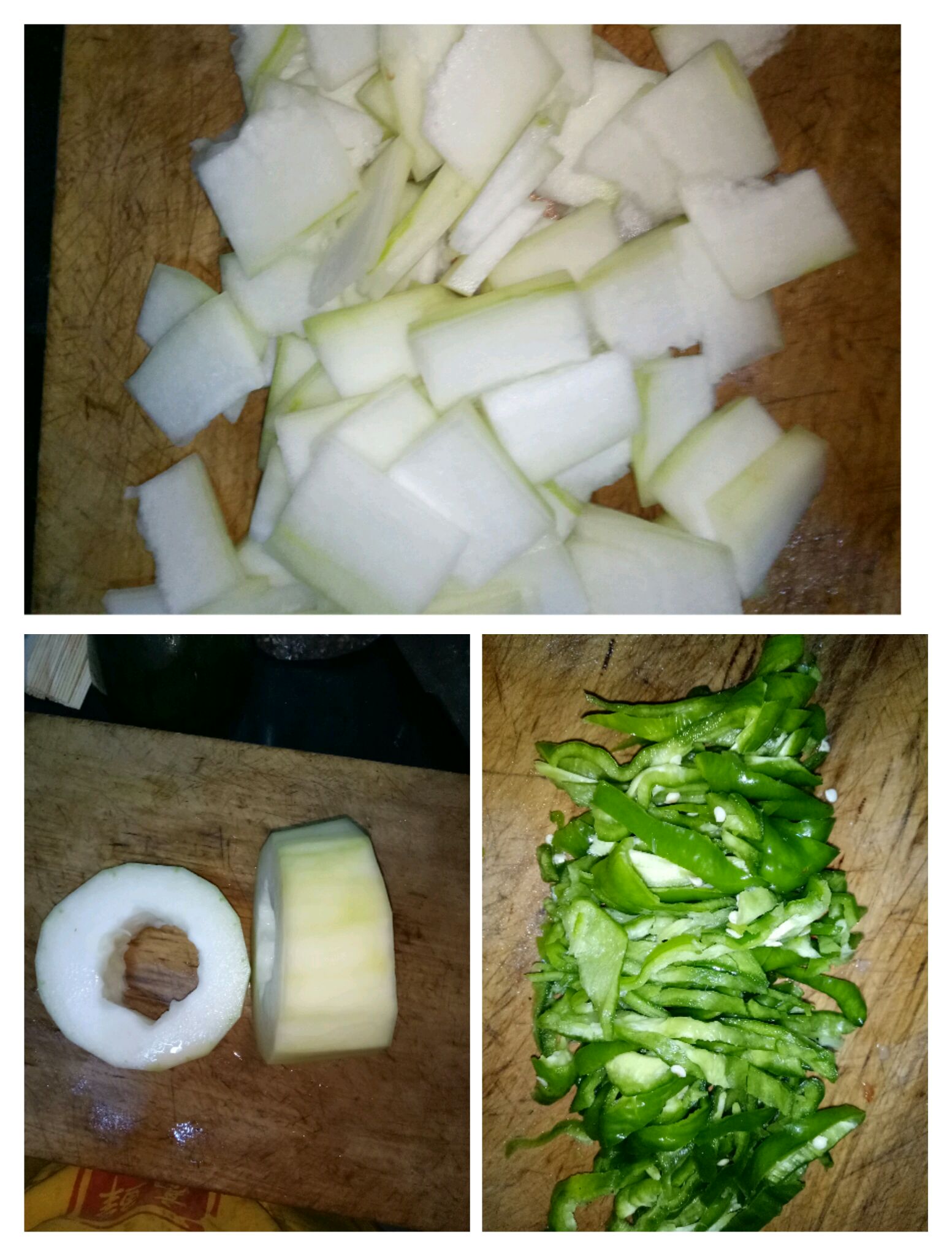 3天不吃就馋这锅冬瓜炖粉条，不用复杂调料，老式做法，做法简单 - 哔哩哔哩