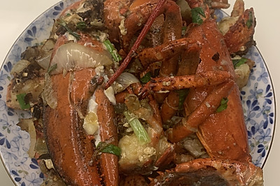 懒人版黄油海盐微焗波士顿龙虾
