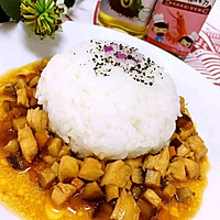 香菇鸡肉盖饭的做法图解7