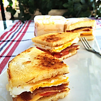 早餐煎馒头三明治的做法图解10