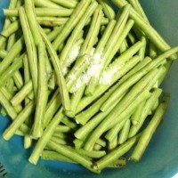 肉末豆角的做法图解2