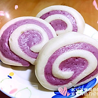 紫薯开花馒头～酵母馒头的做法图解8