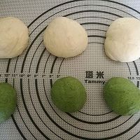 蜜豆双色土司的做法图解4