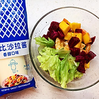 #美食视频挑战赛#初夏鲜虾蔬果沙拉的做法图解6
