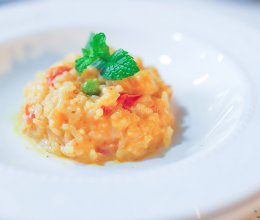 葱说 | 意大利海鲜烩饭 #福临门创意米厨#的做法