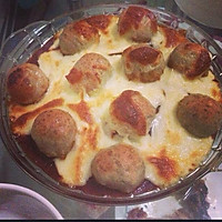 芝士肉丸焗饭的做法图解5