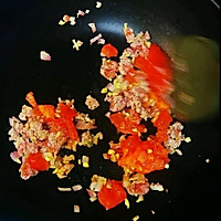 减脂快手早餐：番茄肉酱意面，角瓜虾仁汤，酸奶牛油果泥的做法图解8