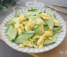 黄瓜炒蛋的做法