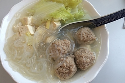 翡翠丸子汤