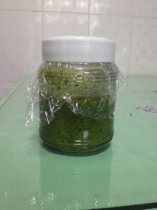 培根芦笋菌菇青酱意面（附青酱做法）的做法图解3