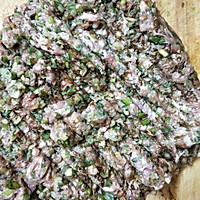 猪肉大葱馄饨的做法图解2