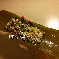 【培根香菇豌豆粽子】龙舟形包法2的做法图解5