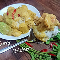 泰国菜：黄咖喱鸡腿饭的做法图解26
