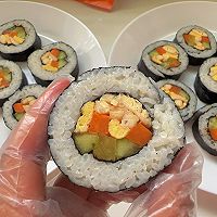 营养减脂的鸡胸肉寿司饭团！免寿司醋版的做法图解1