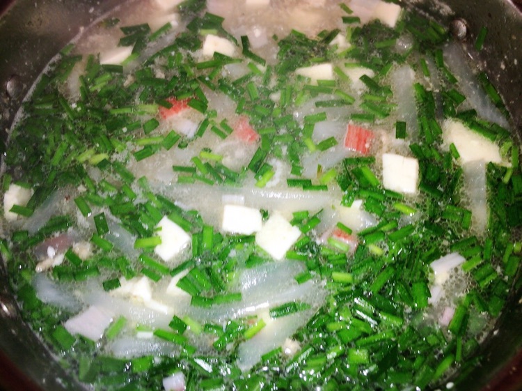 豆腐盅～～翡翠白玉羹～冬日暖身菜(*^_^*)的做法图解6