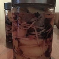 夏日高颜值清爽小食-紫苏桃子姜的做法图解5