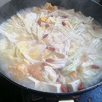 鲜美白菜豆腐汤的做法图解4