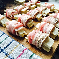 肉卷芝士豆腐的做法图解5