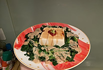 夏日爽口凉菜 菠菜拌豆腐的做法