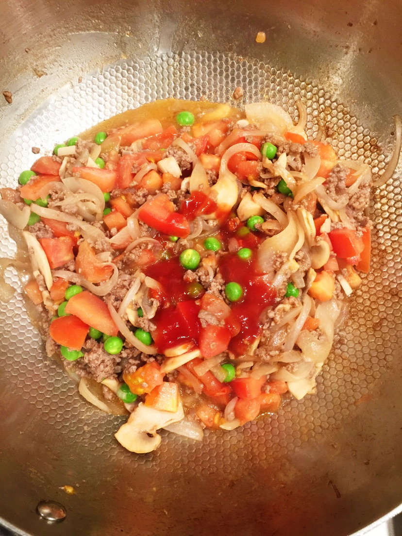 肉酱意面的做法图解5
