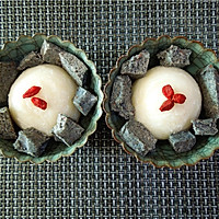 黑洋酥糯米块-猪油芝麻馅蒸麻糍：宁波人过年的传统甜点的做法图解3