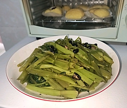 豆豉空心菜的做法