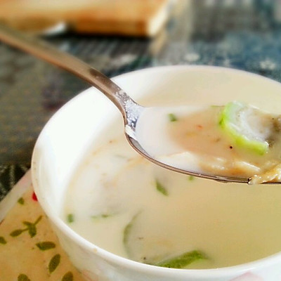 法式奶香海鲜蘑菇浓汤『非传统免炒快速简易版』