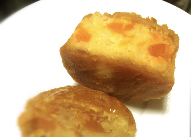 无糖绿豆蛋黄月饼的做法