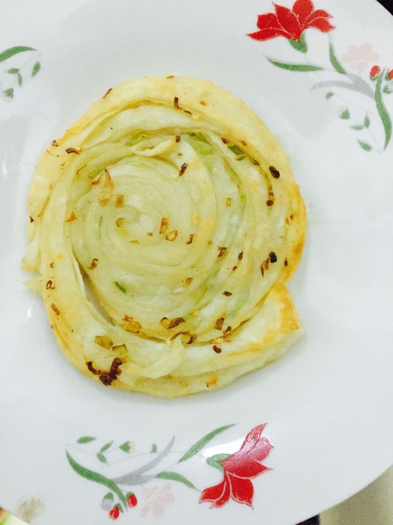 葱油金丝饼（超级简单一看就会）