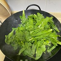 #鸡汁入家宴 感恩正当“食”#清炒茼蒿的做法图解2