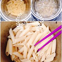 德式香肠杂蔬番茄通心粉的做法图解2