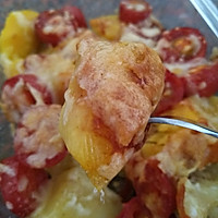 红薯土豆焗圣女果的做法图解12