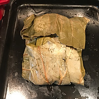 家庭版无泥烤箱版叫化鸡-只有一半的在天愿作比翼鸟的做法图解12