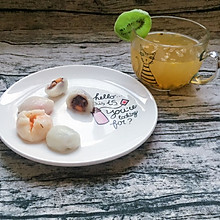 芒果红蜜豆甜点&蜂蜜百香果能量饮