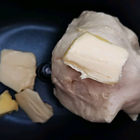 #浪漫七夕 共度“食”光#牛奶哈斯面包的做法图解3