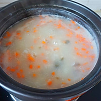胡萝卜皮蛋瘦肉粥的做法图解9