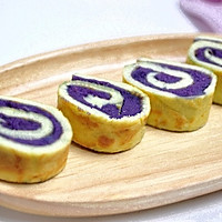 紫薯蛋卷的做法图解9