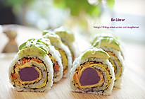彩虹反转寿司Rainbow Sushi--- 扑面而来的春天的做法