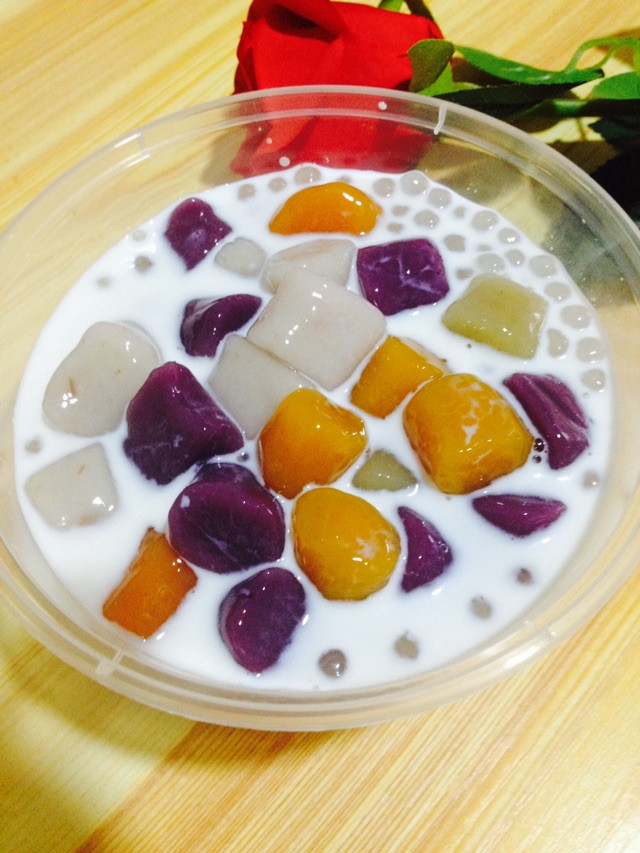 自制Q弹芋圆的做法