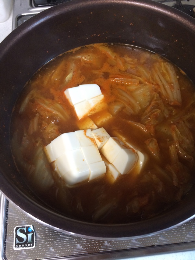 简易泡菜汤的做法图解4